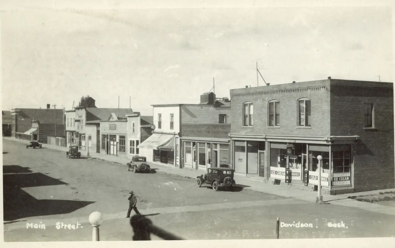 Main Street, Davidson, about 1930
